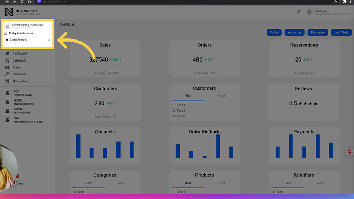 Company & Location Sidebar